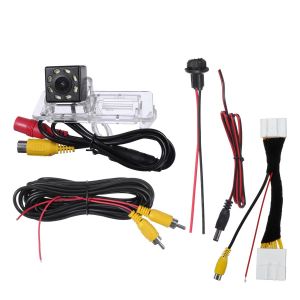 10Car - אביזרים, ציוד וכל מה שצריך לרכב שואבי אבק Car Parking Reverse Backup Rear View Camera with 24Pin Adapter Cable For Renault Clio 4 IV 2012~2019