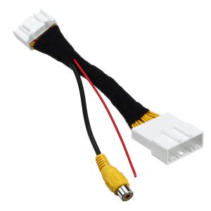 10Car - אביזרים, ציוד וכל מה שצריך לרכב שואבי אבק 24Pin Adapter Rear View Camera Connection AUX Cable For Renault&Dacia/ Opel & Vauxhall