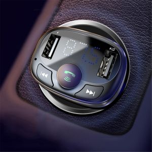 10Car - אביזרים, ציוד וכל מה שצריך לרכב מטענים Car Charger Handsfree FM Transmitter Bluetooth MP3 Player Dual USB Charging