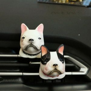10Car - אביזרים, ציוד וכל מה שצריך לרכב מטהרי אוויר Car Bulldog Perfume Air Vent Mount Clip Air Freshener Fragrance Scent Car Decoration