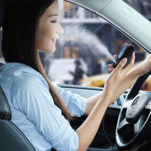10Car - אביזרים, ציוד וכל מה שצריך לרכב מטהרי אוויר Baseus Mini Spacecraft Capsule Car Magnetic Humidifier 360 Rotation Suction Bracket Design