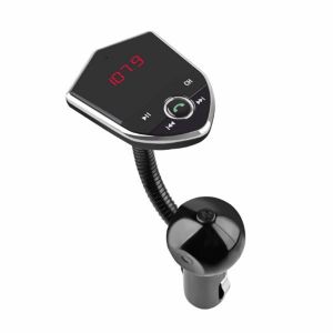 10Car - אביזרים, ציוד וכל מה שצריך לרכב מטענים 602E Car bluetooth MP3 Player Handsfree Dual USB Car Charger