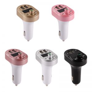 10Car - אביזרים, ציוד וכל מה שצריך לרכב מטענים Quelima A3 Handsfree Car MP3 Player Car Charger Support bluetooth