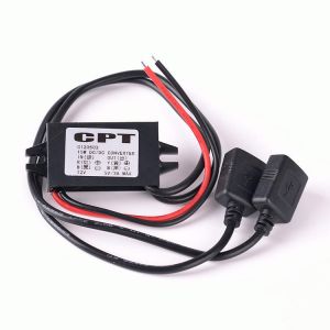 10Car - אביזרים, ציוד וכל מה שצריך לרכב מטענים 15W Dual USB Power Adapter Converter Car Charger For Phone