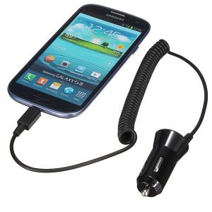 10Car - אביזרים, ציוד וכל מה שצריך לרכב מטענים Micro USB Port Plug Car Charger Adapter for iPhone Samsung Blackberry