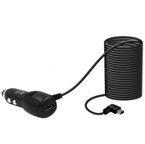 10Car - אביזרים, ציוד וכל מה שצריך לרכב מטענים Car Driving Recorder DVR Power Cable Cord USB Cigarett e Lighter Car Charger Navigation Device
