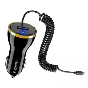10Car - אביזרים, ציוד וכל מה שצריך לרכב מטענים  Floveme Car Charger Single USB Smart Universal Charging Head