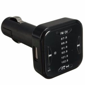 10Car - אביזרים, ציוד וכל מה שצריך לרכב מטענים Car USB Charger Wireless bluetooth Fm Transimittervs MP3 Player Kit Hands Free 