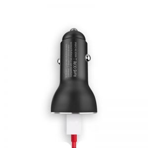 10Car - אביזרים, ציוד וכל מה שצריך לרכב מטענים QC3.0 Dual USB Super Fast Car Charger Adapter For OnePlus 6T 6 5T 5 3T 3
