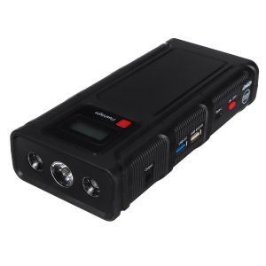 10Car - אביזרים, ציוד וכל מה שצריך לרכב מטענים 12800mAh Multifunctional Car Jump Starter Support USB QC3.0 Charging LED Flashlight Type-C Port