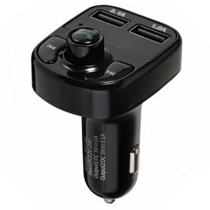 10Car - אביזרים, ציוד וכל מה שצריך לרכב מטענים Dual Usb Car Charger MP3 Audio Player bluetooth Car Kit  FM Transimittervs Hands Free Phone Charger