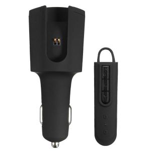 10Car - אביזרים, ציוד וכל מה שצריך לרכב מטענים Universal Wireless Headset Earphone Hands Free W / USB Car Charger with bluetooth Function