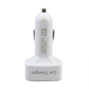10Car - אביזרים, ציוד וכל מה שצריך לרכב מטענים 4 In 1 Car Charger Vehicle Voltage Ammeter With Double 3.1A USB Output