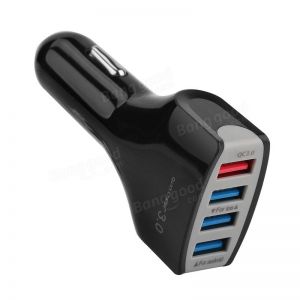 10Car - אביזרים, ציוד וכל מה שצריך לרכב מטענים Atongm Fast Charging 4 USB Port Car Charger Adapter for Cellphone And Tablet