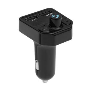 10Car - אביזרים, ציוד וכל מה שצריך לרכב מטענים X1 bluetooth Car FM Transmitter Wireless Radio Adapter Dual USB Charger MP3 Music Player