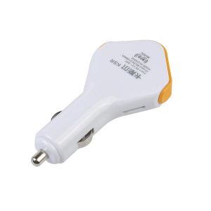 10Car - אביזרים, ציוד וכל מה שצריך לרכב מטענים 2A Car Charger MP3 Double USB Universal Charger For Mobile Phone PPC