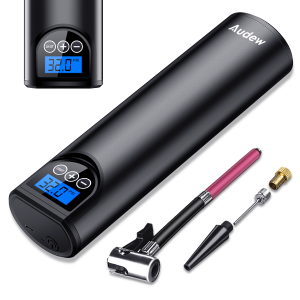 10Car - אביזרים, ציוד וכל מה שצריך לרכב מטענים AUDEW Hand-held Car Tire Air Pump Portable Wireless LCD Display USB Charging 12V 150 PSI Compressor 
