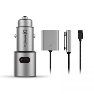 10Car - אביזרים, ציוד וכל מה שצריך לרכב מטענים Original Xiaomi Quick Car Charger Edition with Expansion Accessory HUB USB-A + USB-C Product Set for iPhone 11 Pro XR for Samsung 
