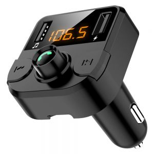 10Car - אביזרים, ציוד וכל מה שצריך לרכב מטענים Bakeey 3.1A Dual USB Digital Display bluetooth FM Transmitter Fast Charging Car Charger For iPhone XS 11 Pro Huawei P30 Mate 30 Xi