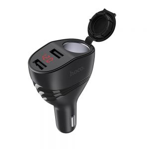 10Car - אביזרים, ציוד וכל מה שצריך לרכב מטענים HOCO 96W Dual USB Port Fast Charging USB Car Charger For iPhone X XS Huawei P30 Mate 20Pro Xiaomi Mi8 Mi9