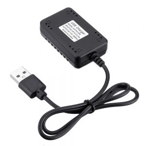 10Car - אביזרים, ציוד וכל מה שצריך לרכב מטענים Wltoys 7.4V 2000mAh Battery Charger Fast USB Charging Cable 12428 144001 A959 RC Car Parts