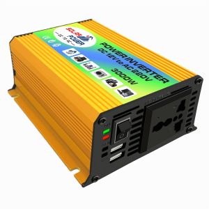 10Car - אביזרים, ציוד וכל מה שצריך לרכב מטענים DC 12V to AC 220V Power Inverter Modified Sine Wave USB Charger Boat Car 600W Converter 