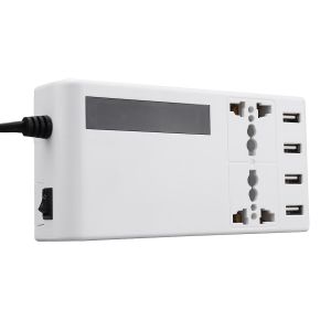 10Car - אביזרים, ציוד וכל מה שצריך לרכב מטענים DC 12V/24V to AC 110V/220V Car Power Inverter W/ Dual AC Outlets and 4 USB Charging