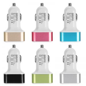 10Car - אביזרים, ציוד וכל מה שצריך לרכב מטענים Bakeey 3USB Ports 2.1A Fast Charging Car Chager For iPhoneX 8/8Plus Samsung S8 S7 Xiaomi mi5 mi6