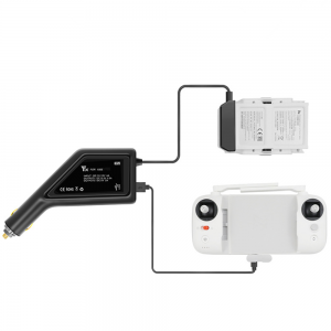 10Car - אביזרים, ציוד וכל מה שצריך לרכב מטענים YX 2-in-1 Battery With USB Remote Controller Car Charger Outdoor Smart Charging Device for FIMI X8 SE