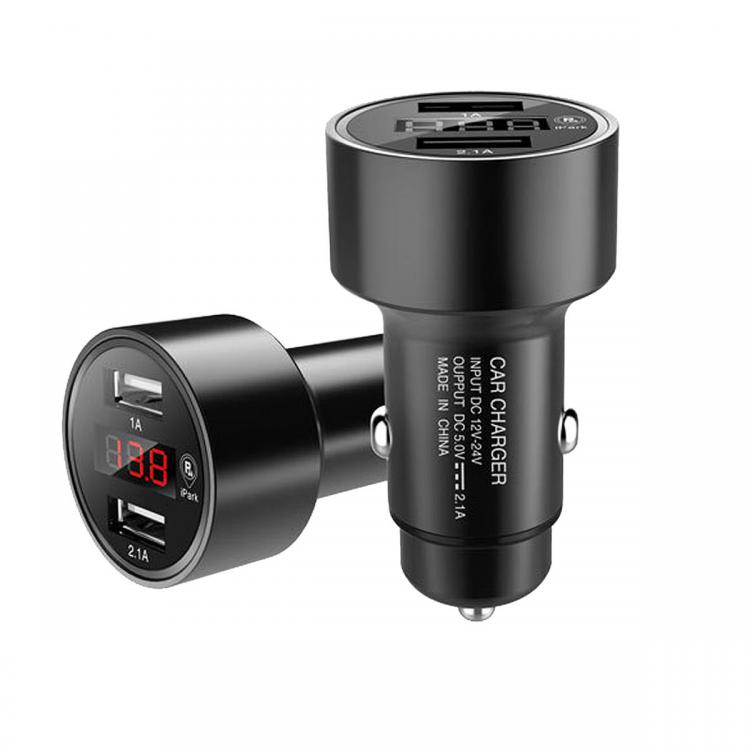 10Car - אביזרים, ציוד וכל מה שצריך לרכב מטענים iMars Car GPS Tracker Locator Real Time Tracking Device Dual USB Car Charger Voltmeter