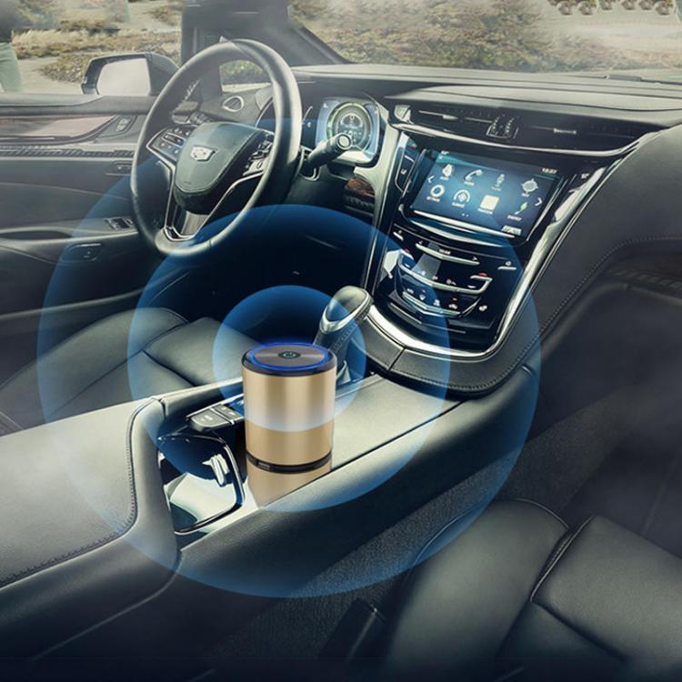 10Car - אביזרים, ציוד וכל מה שצריך לרכב מטענים Easycare F-C2 Car Air Purifier Anion Generator Dust Fume Removal Usb Charging