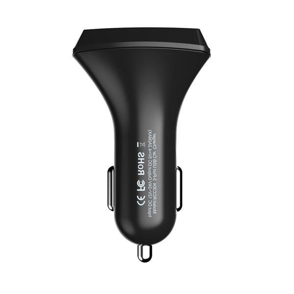 10Car - אביזרים, ציוד וכל מה שצריך לרכב מטענים Remax Universal Vehicle USB Car Charger Triple 3 USB Port DC Adapter 