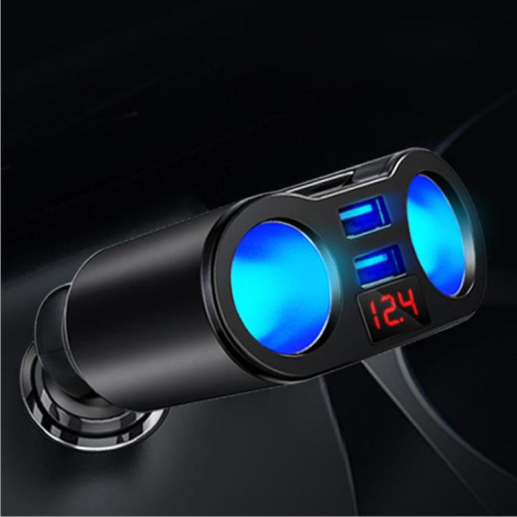10Car - אביזרים, ציוד וכל מה שצריך לרכב מטענים Bakeey 3.1A Dual USB Led Display Rotating Car Charger For iPhone X XS HUAWEI P30 Mate20 XIAOMI MI9 S10 S10+