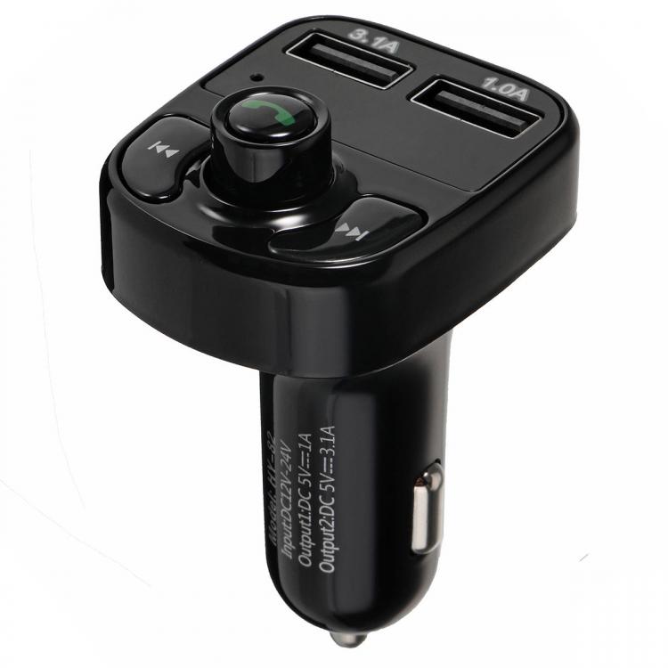 10Car - אביזרים, ציוד וכל מה שצריך לרכב מטענים Dual Usb Car Charger MP3 Audio Player bluetooth Car Kit  FM Transimittervs Hands Free Phone Charger