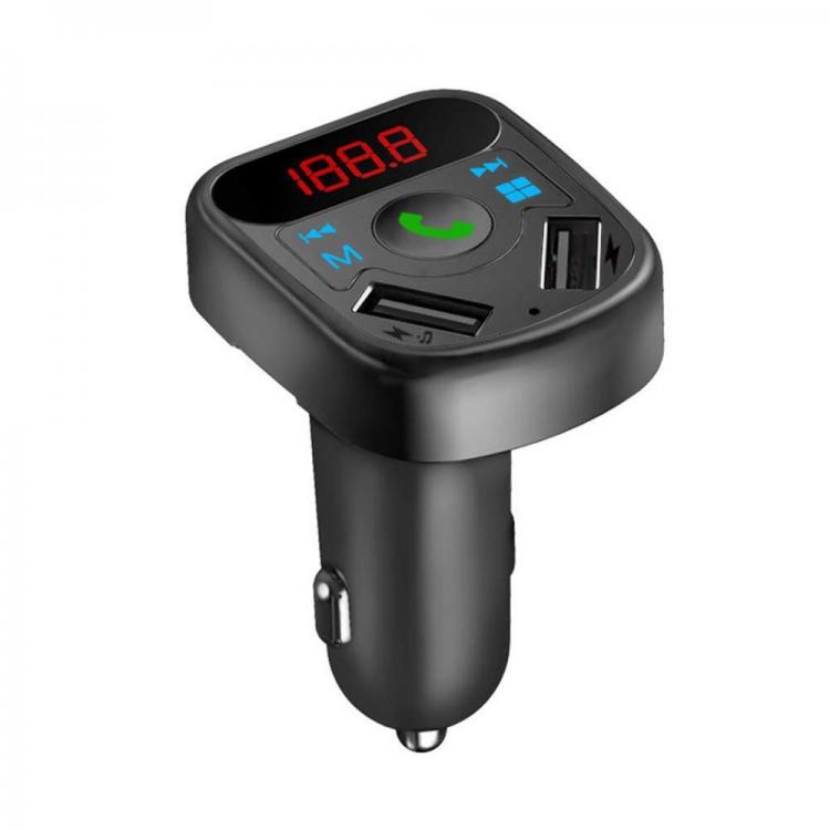 10Car - אביזרים, ציוד וכל מה שצריך לרכב מטענים iMars Car Charger Bluetooth Audio Receiver LCD Display MP3 Dual-load USB Multi-function Player