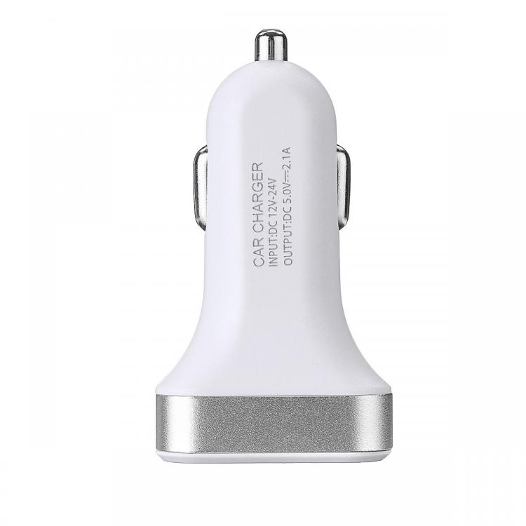 10Car - אביזרים, ציוד וכל מה שצריך לרכב מטענים 5V 2.1A Dual USB Car Charger Adapter Fast Charging with LED Display Screen