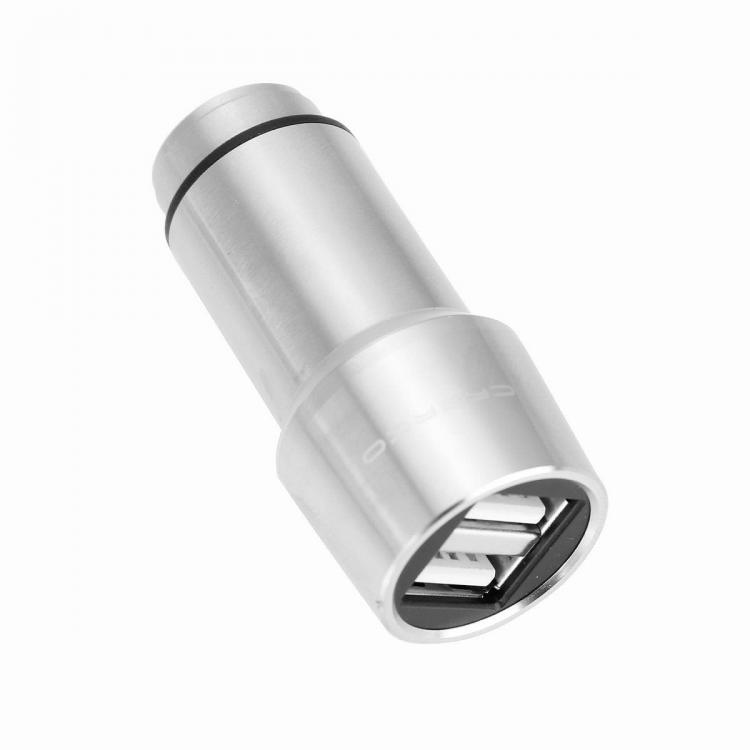 10Car - אביזרים, ציוד וכל מה שצריך לרכב מטענים Thor T1 Dual USB Built-in LED Light Life Hammer Multiple Protection Car Charger 
