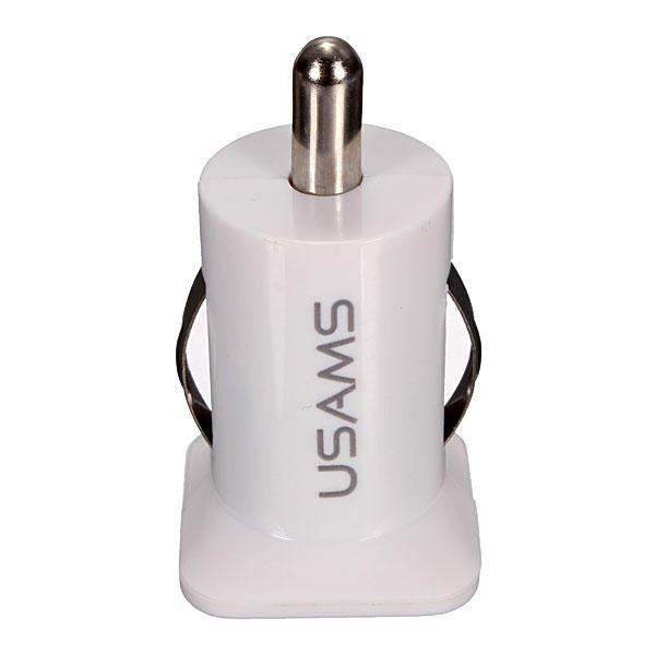 10Car - אביזרים, ציוד וכל מה שצריך לרכב מטענים USAMS 3.1A Universal Mini Dual 12V USB Auto Car Charger Socket Adapter For iPhone Samsung