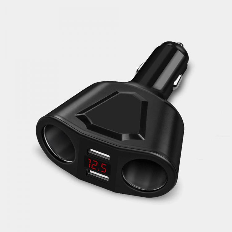 10Car - אביזרים, ציוד וכל מה שצריך לרכב מטענים Bakeey 120W Dual USB LED Display Fast Charging USB Car Charger For iPhone XS 11 Max Pro Huawei P30 Pro Mate30 Xiaomi Mi9 9Pro Note
