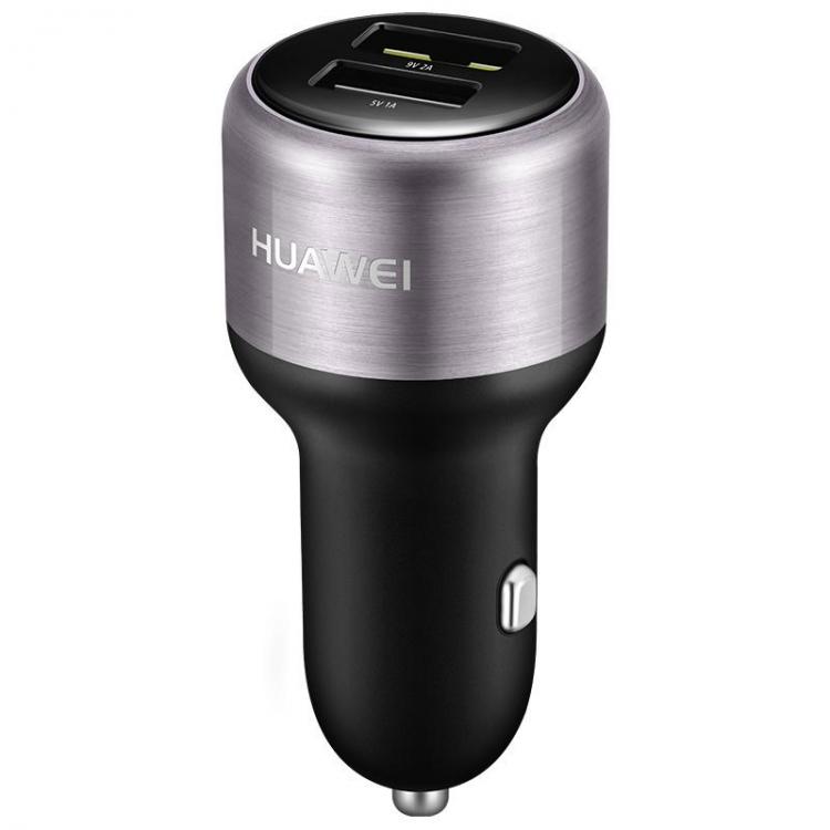 10Car - אביזרים, ציוד וכל מה שצריך לרכב מטענים Original Huawei 2.4A Dual USB Port Type-C Fast Chargeing Car Charger For iPhone X XS HUAWEI P30 Mate20 XIAOMI MI9 S10 S10+