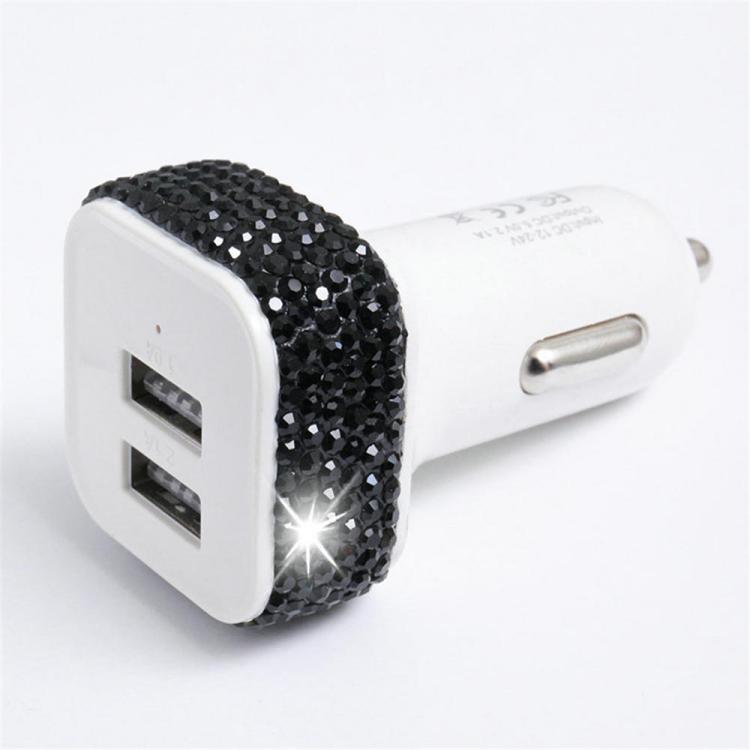 10Car - אביזרים, ציוד וכל מה שצריך לרכב מטענים Bakeey 2.1A LED Light Dual USB Fast Charging USB Car Charger Adapter For iPhone 11 Pro Huawei P30 Pro Mate 30 5G Xiaomi 9Pro Redmi